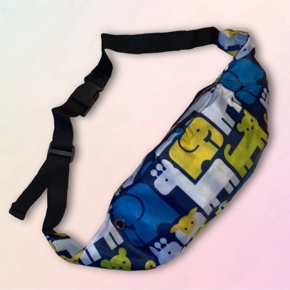 Unisex Kids’, Animal Graphic, Nylon Fanny Pack/Bum Bag